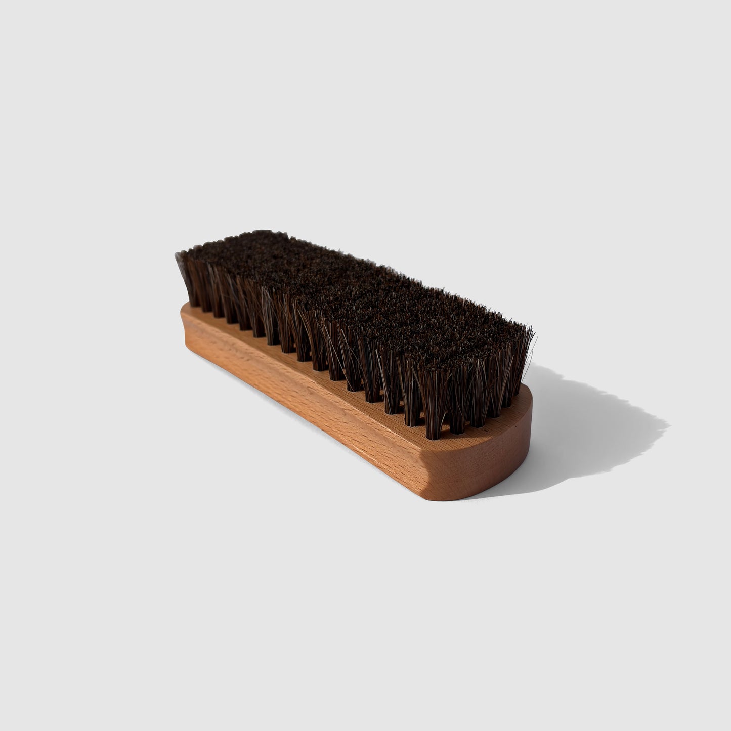 Multi-Purpose Leather, Fabric & Tyre Cleaning Brush – Natural Wood Grip